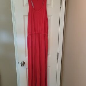 J. Crew Vibrant Red Sleeveless Maxi Dress